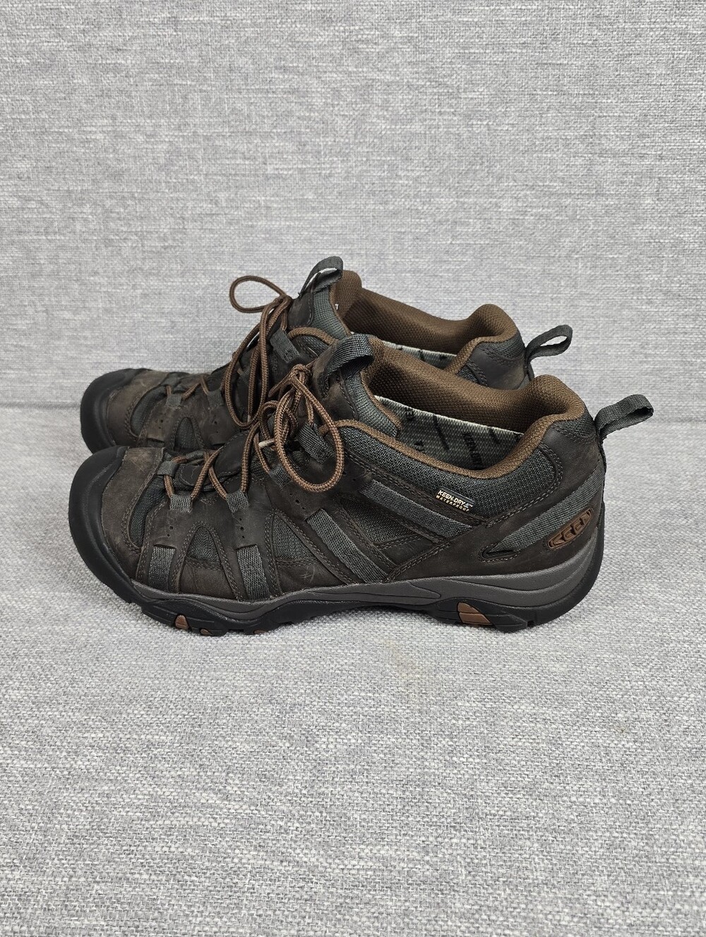 Keen Siskiyou Low Hiking Shoes Brown Mens Sz 12